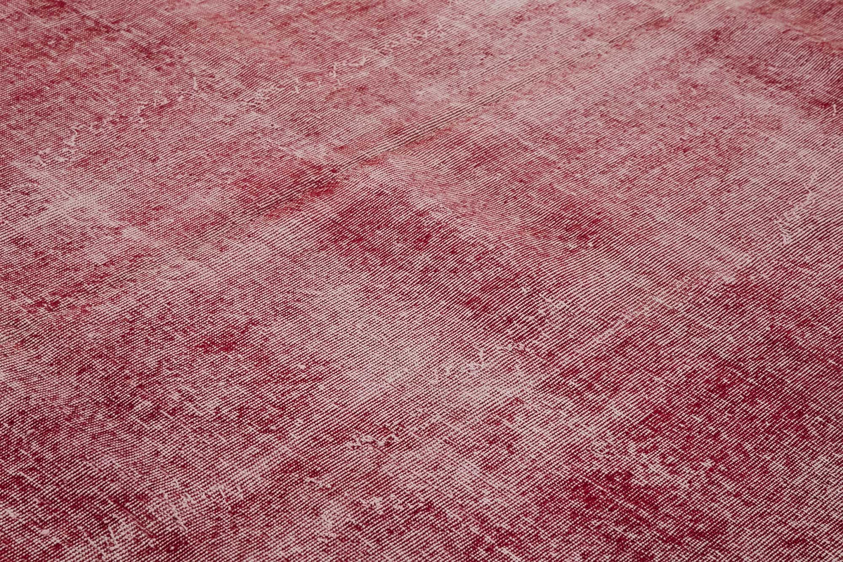Zelko Overdyed Gül Kurusu Soyut Desenli El Dokuma Halı 300x400 cm – mekânda kullanım