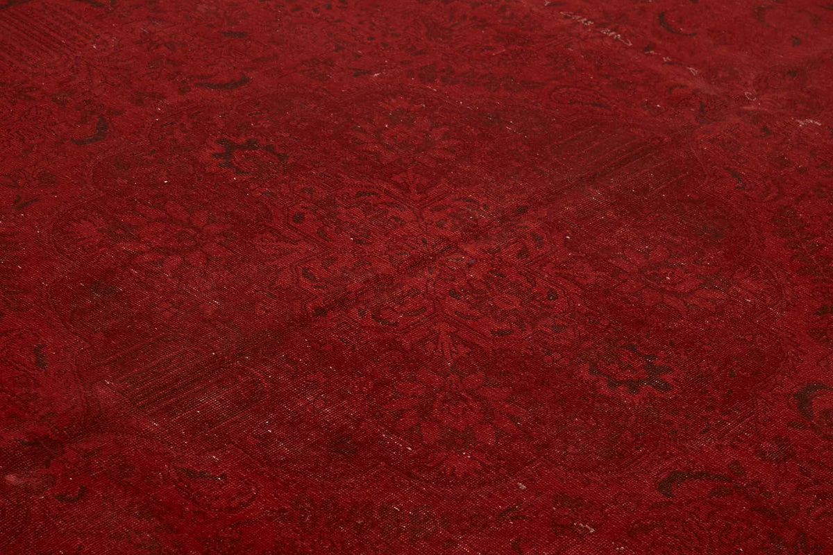 Zelko Kırmızı Bej Çiçek Desenli Yün Pamuk El Dokuma Halı 300x400 cm – mekânda kullanım
