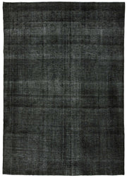 Zelko Antrasit Gri Düz El Dokuma Yün Pamuk Halı 275x400 cm