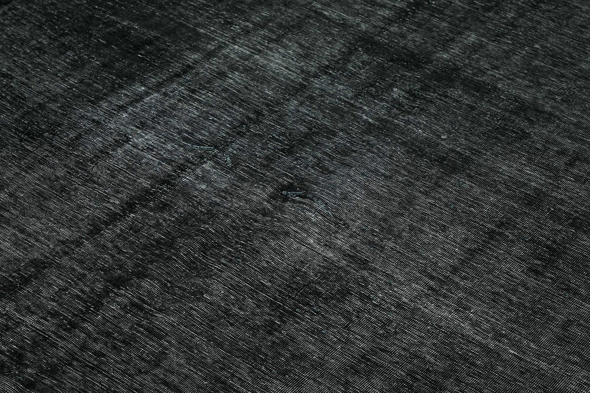 Zelko Antrasit Gri Düz El Dokuma Yün Pamuk Halı 275x400 cm – mekânda kullanım