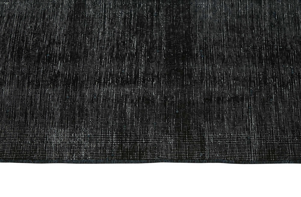 Zelko Antrasit Gri Düz El Dokuma Yün Pamuk Halı 275x400 cm – farklı açı