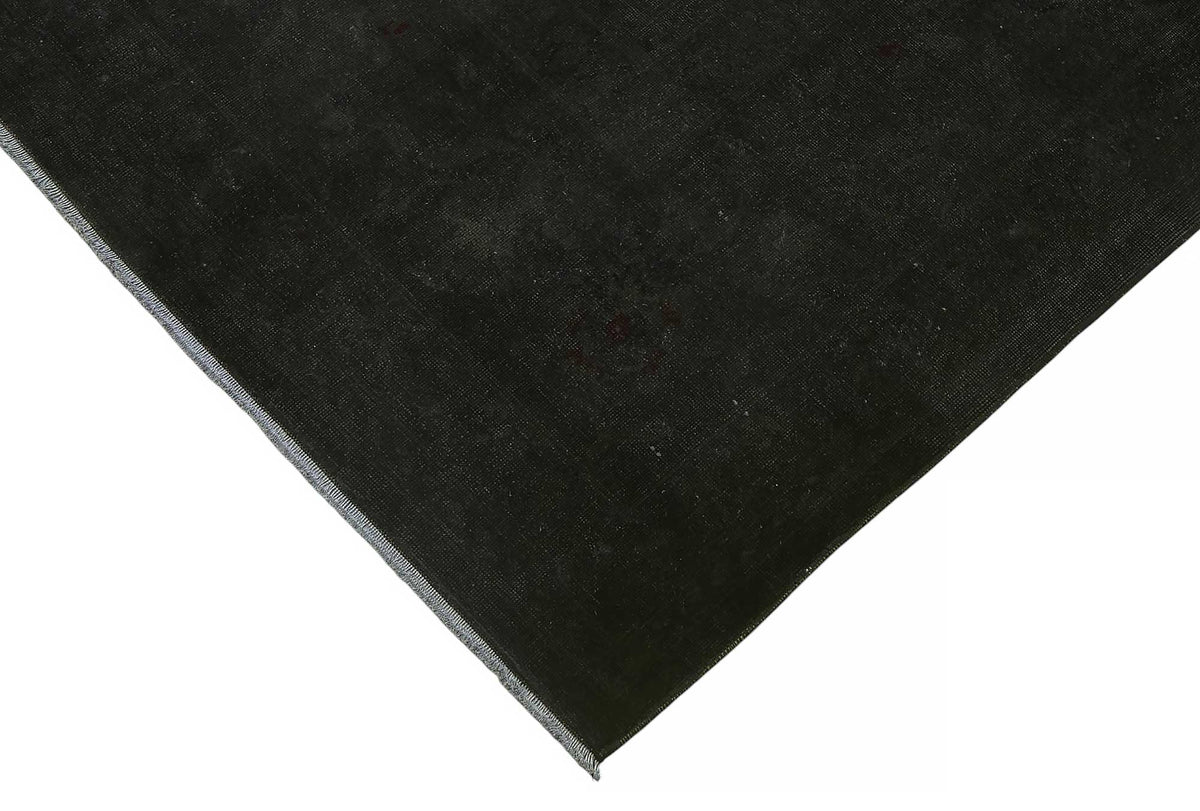 Zelko Overdyed Koyu Yeşil Düz El Dokuma Halı 255x351 cm 47523 – detay görünümü