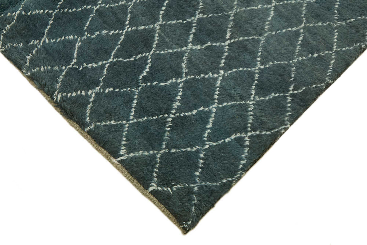 Komve Geometrik Desenli Antrasit Vintage Halı 187x275 cm 47550 – detay görünümü