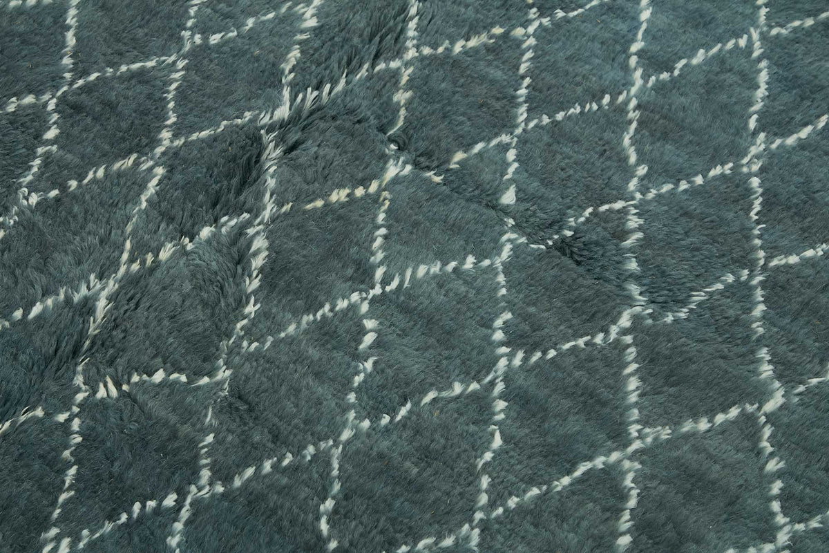 Komve Geometrik Desenli Antrasit Vintage Halı 187x275 cm 47550 – mekânda kullanım