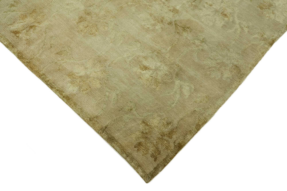 Komve Klasik Çiçek Desenli Altın Bej Uşak Halı 185x277 cm 47556 – detay görünümü