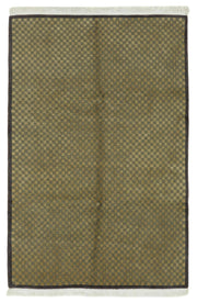 Komve Dokuma Modern Kahverengi Geometrik Desenli Halı 183x274 cm