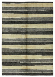 Komve Gri Çizgili Modern El Dokuma Halı 183x265 cm