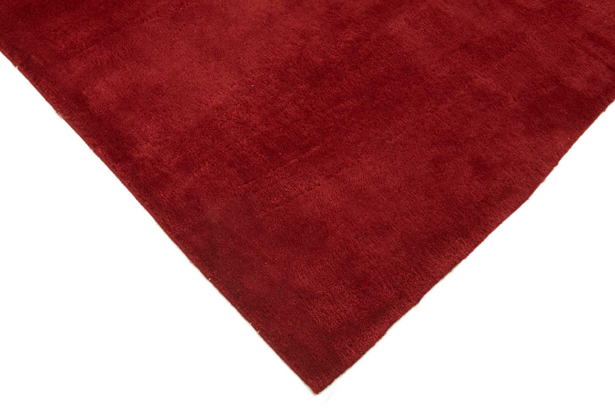 Komve Kırmızı Bej Geometrik Desenli Modern El Dokuma Halı 182x267 cm – detay görünümü