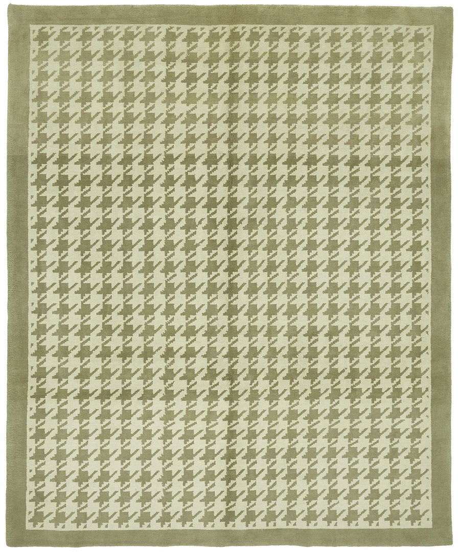 Komve Geometrik Desenli Bej Modern Halı 244x280 cm 47628