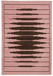 Veltos Pembe Modern Geometrik El Dokuma Halı 202x291 cm