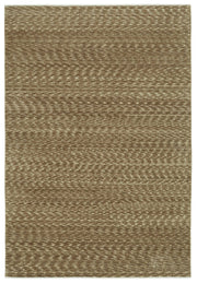 Veltos Kahverengi Bej Düz Dokuma El Dokuma Halı 206x303 cm