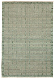 Veltos Geometrik Desenli Adaçayı Yeşili Açık Gri Uşak Halısı 202x294 cm