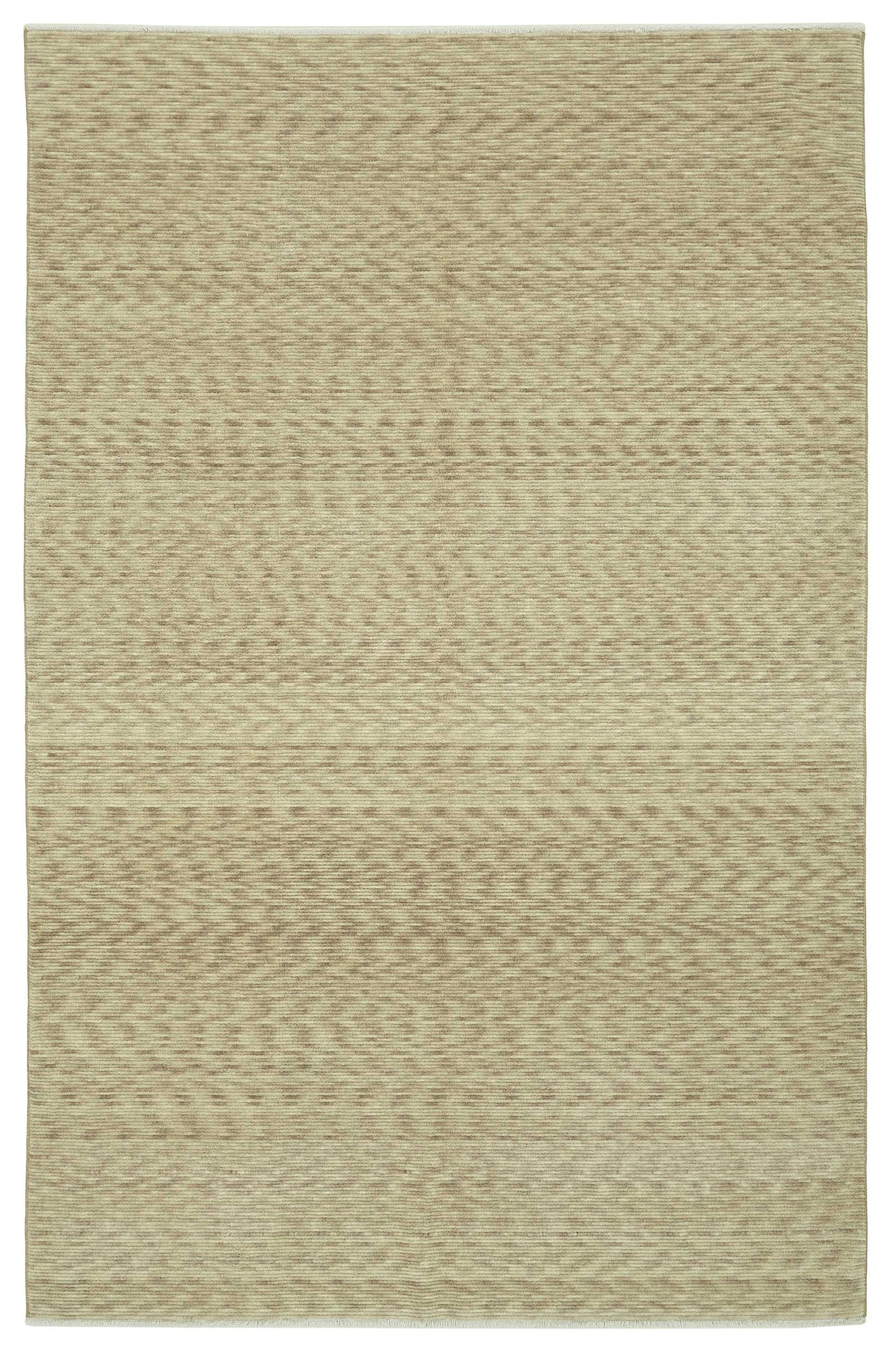 Veltos Bej Rengi Çizgili Yün El Dokuma Halı 198x303 cm 47697