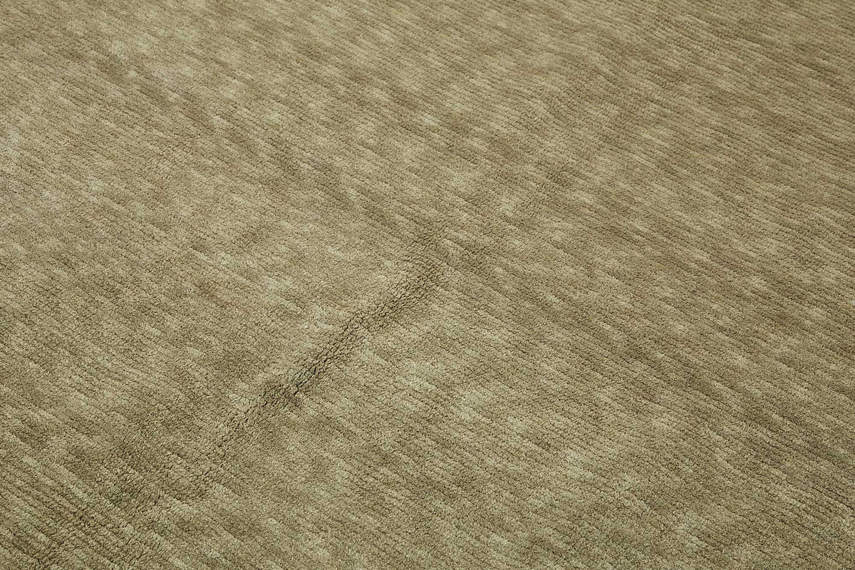 Veltos Bej Kahverengi Düz Modern El Dokuma Halı 240x300 cm – mekânda kullanım