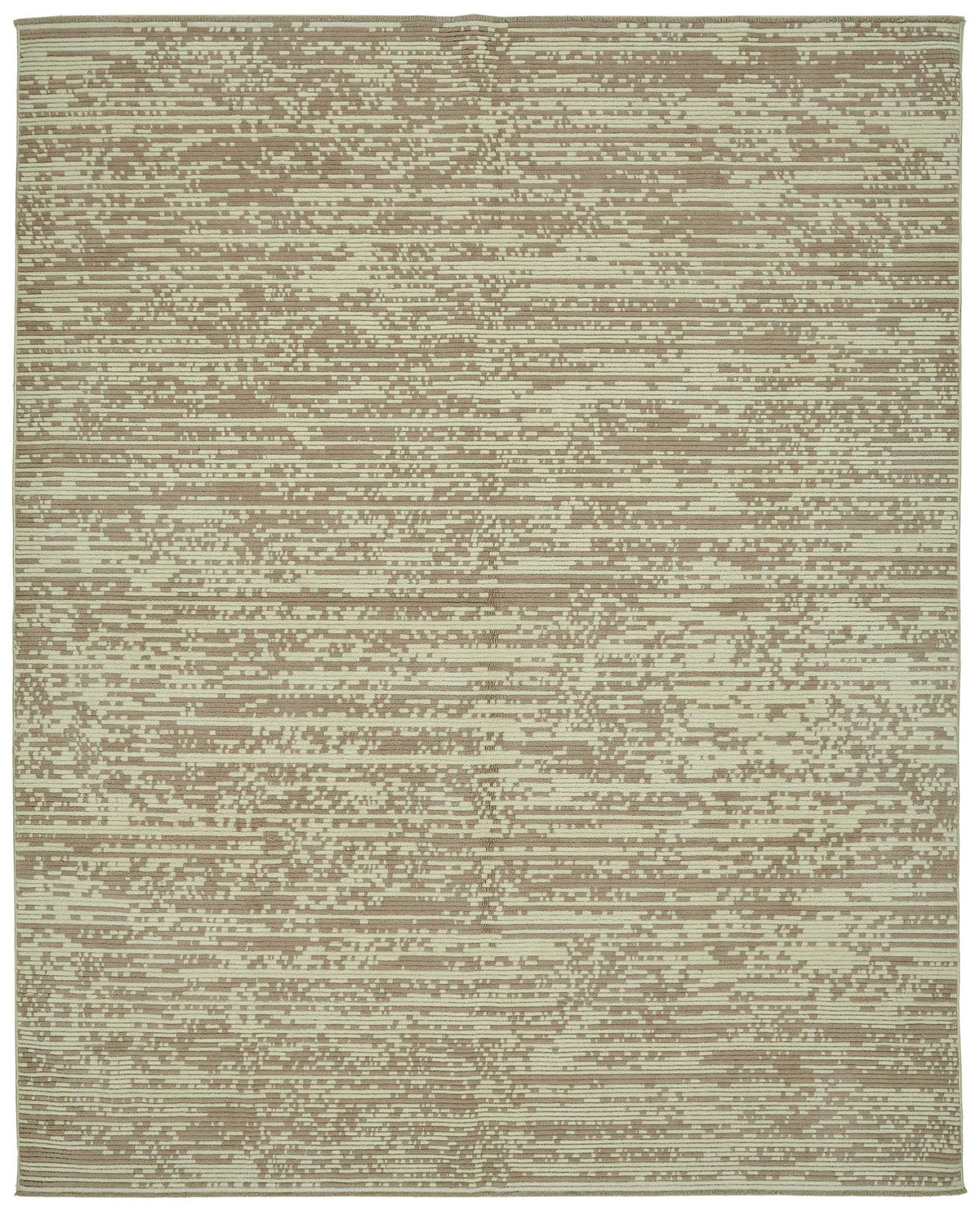 Veltos Uşak Bej Kahverengi Soyut Desenli Halı 240x293 cm 47723
