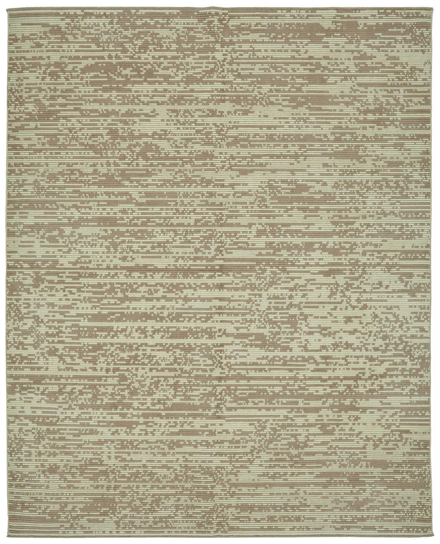 Veltos Uşak Bej Kahverengi Soyut Desenli Halı 240x293 cm 47723
