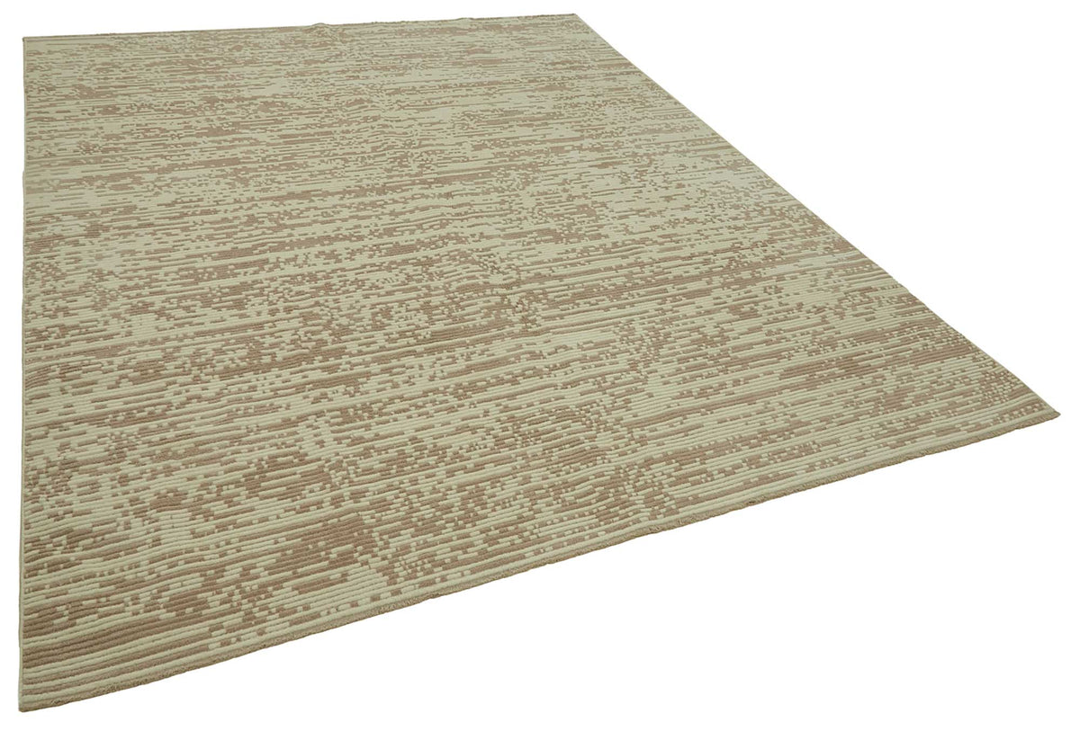 Veltos Uşak Bej Kahverengi Soyut Desenli Halı 240x293 cm 47723 – genel görünüm