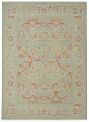 Veltos Uşak Halı Gri Turuncu Madalyon Desenli 240x333 cm 47727