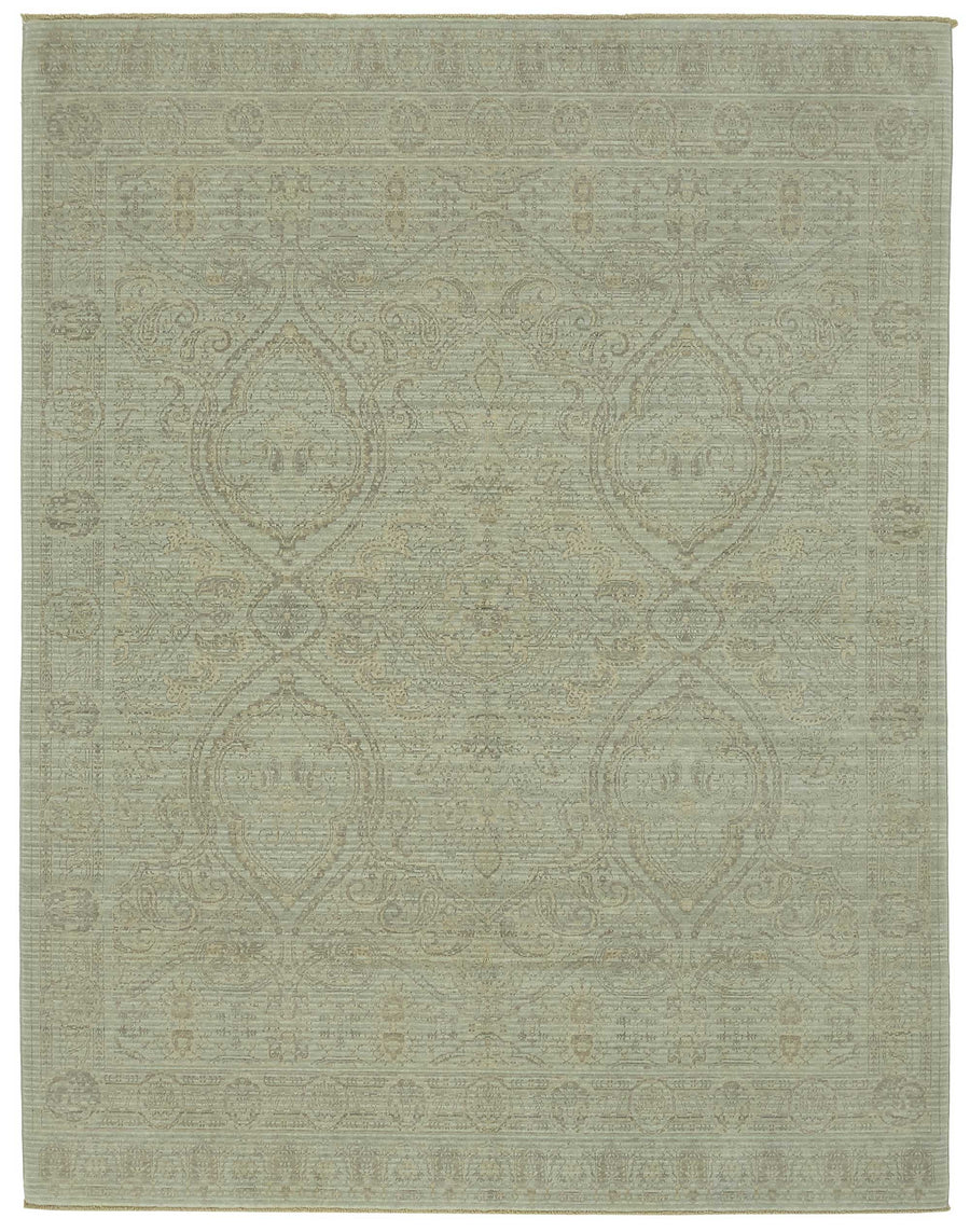 Veltos Bej Madalyon Desenli Yün Düz Dokuma Halı 248x318 cm 47730