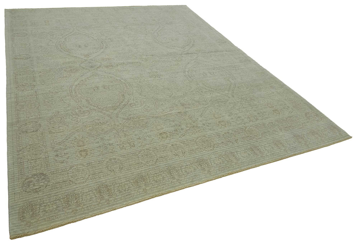 Veltos Bej Madalyon Desenli Yün Düz Dokuma Halı 248x318 cm 47730 – genel görünüm