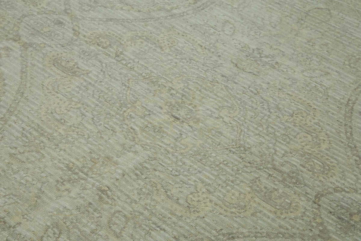 Veltos Bej Madalyon Desenli Yün Düz Dokuma Halı 248x318 cm 47730 – mekânda kullanım