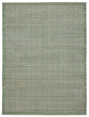 Veltos Adaçayı Yeşil Gri Modern Geometrik El Dokuma Halı 267x357 cm
