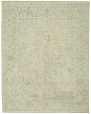 Veltos Uşak Bej Gri Çiçek Desenli El Dokuma Halı 282x356 cm 47799