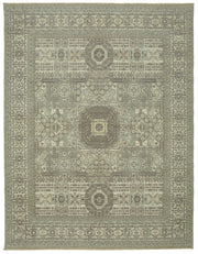 Veltos Gri Bej Geometrik Klasik El Dokuma Halı 293x374 cm