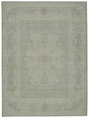 Veltos Açık Gri Halı El Dokuma Klasik Madalyonlu 283x376 cm