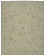 Veltos Uşak Dokuma Açık Mavi Madalyon Desenli Halı 277x345 cm
