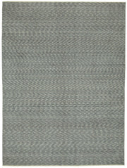 Veltos Antrasit Gri Modern Çizgili Yün Pamuk El Dokuma Halı 273x366 cm