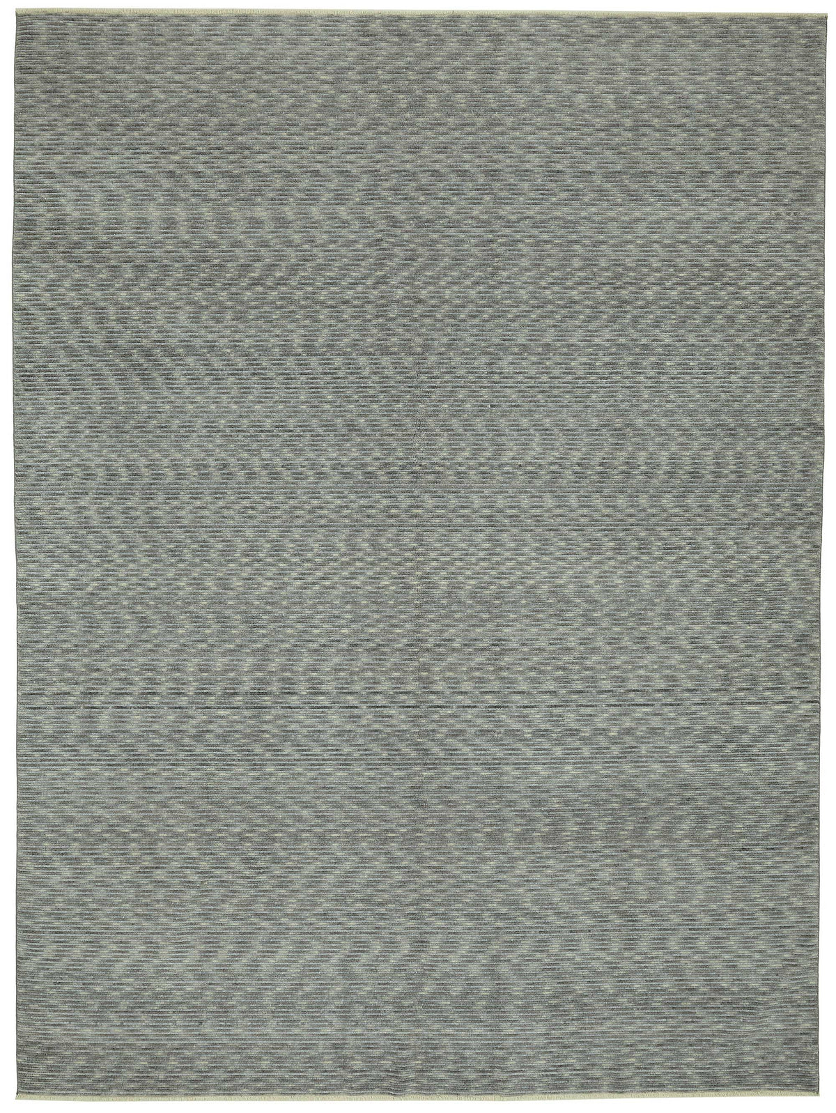 Veltos Antrasit Gri Modern Çizgili Yün Pamuk El Dokuma Halı 273x366 cm
