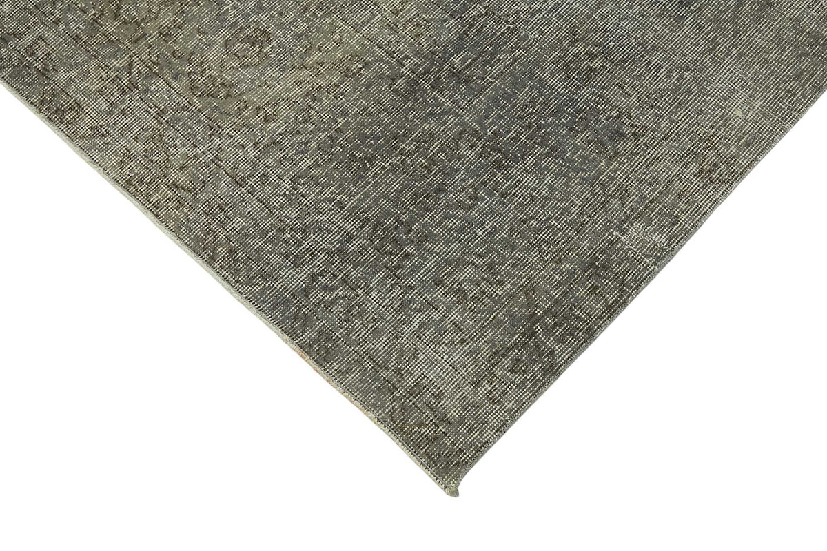 Zelko Gri Bej Soyut Desenli Yün Overdyed Halı 297x383 cm 47858 – detay görünümü
