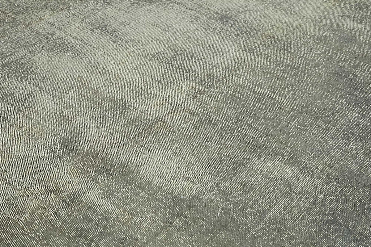 Zelko Gri Bej Soyut Desenli Yün Overdyed Halı 297x383 cm 47858 – mekânda kullanım
