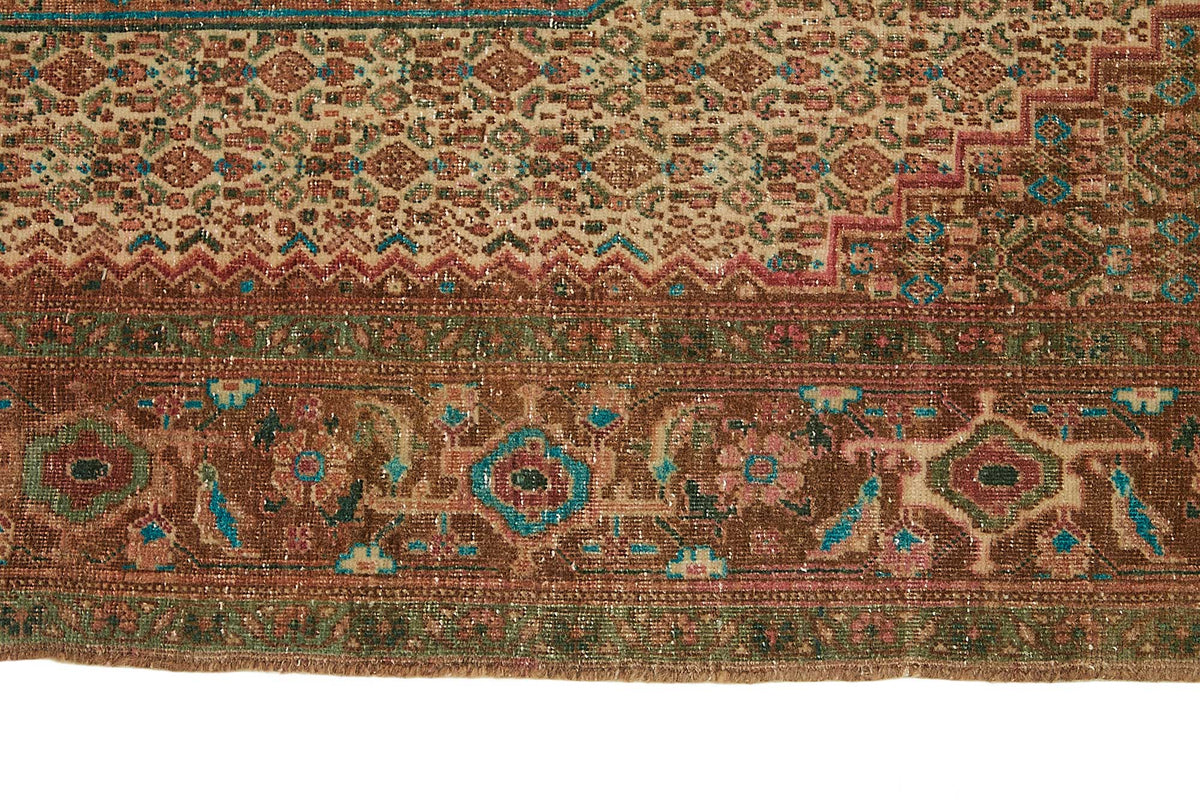 Rusvo Vintage Kırmızı Dokuma Madalyon Desenli Halı 152x332 cm 47871 – farklı açı