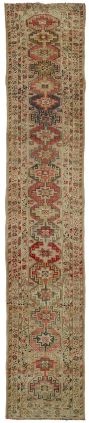 Zolvo Herki Kırmızı Yolluk Madalyon Desenli 82x406 cm 48204