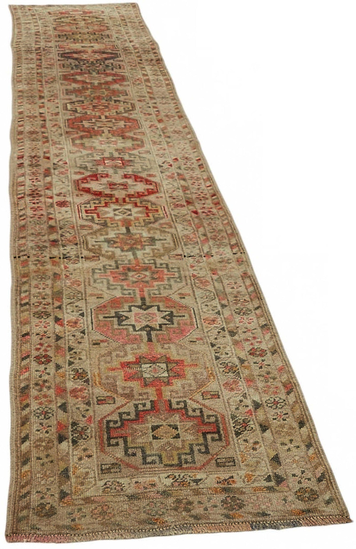 Zolvo Herki Kırmızı Yolluk Madalyon Desenli 82x406 cm 48204 – genel görünüm