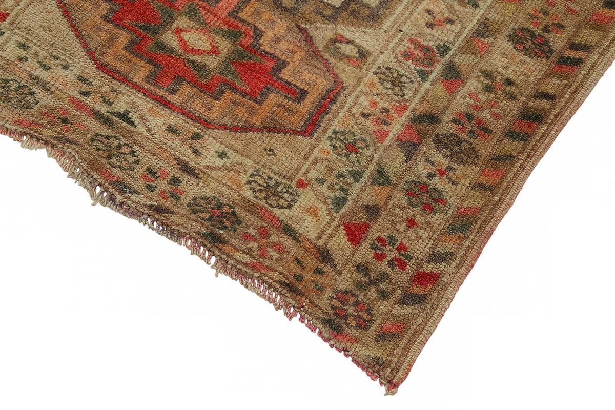 Zolvo Herki Kırmızı Yolluk Madalyon Desenli 82x406 cm 48204 – detay görünümü
