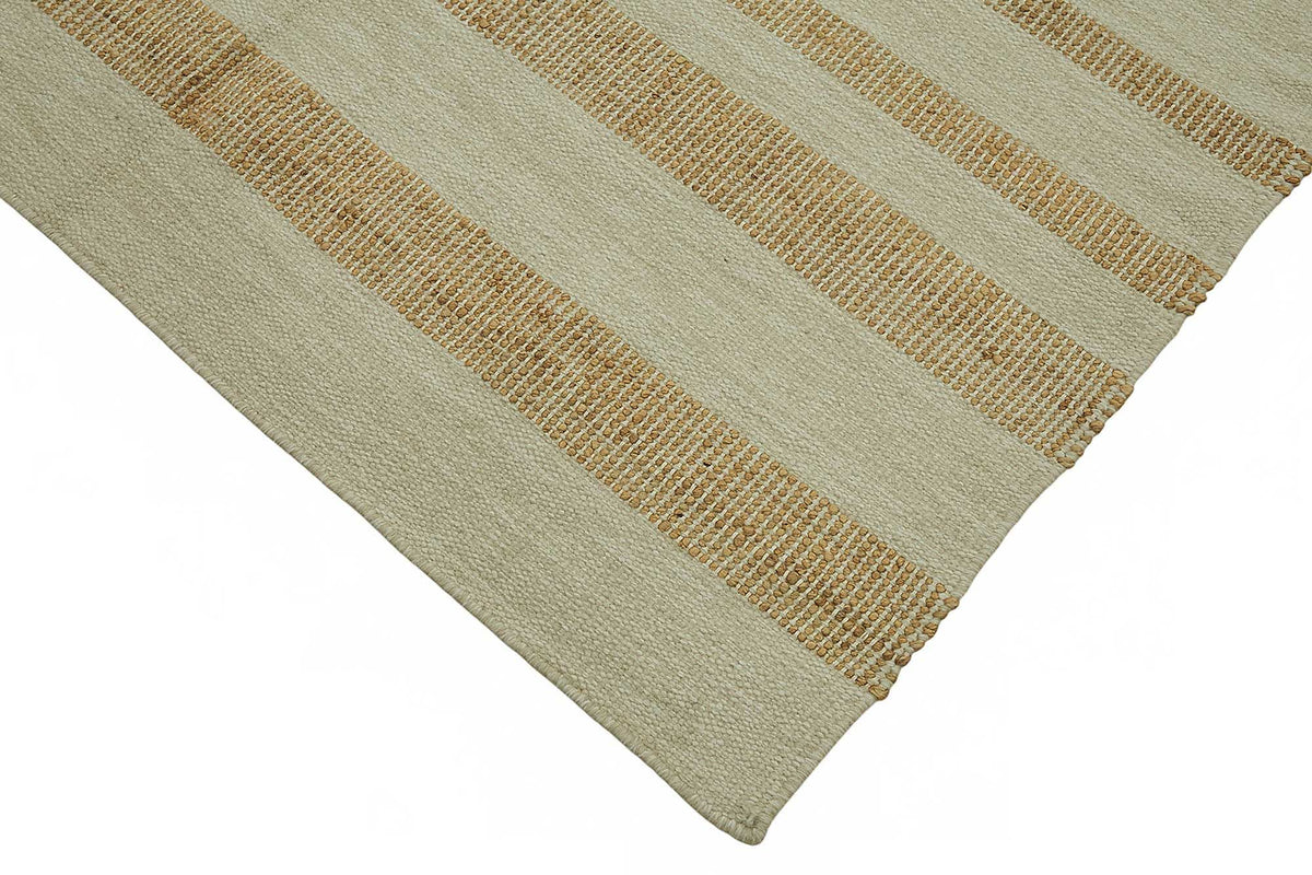Gozvan Bej Çizgili Dokulu Yün El Dokuma Halı 150x241 cm 48532 – detay görünümü