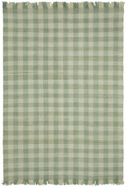 Gozvan Dokuma Modern Halı, Adaçayı Yeşili Geometrik Desenli 180x256 cm