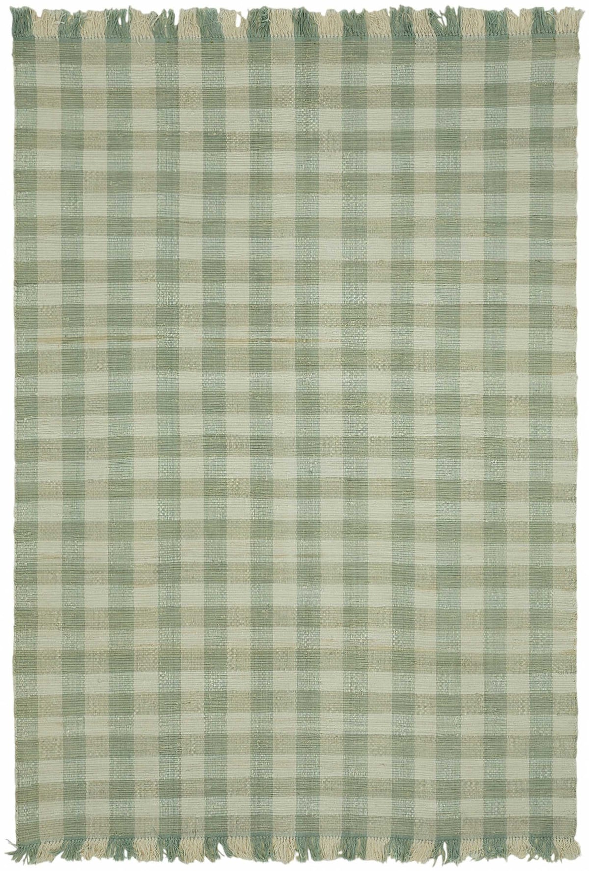 Gozvan Dokuma Modern Halı, Adaçayı Yeşili Geometrik Desenli 180x256 cm