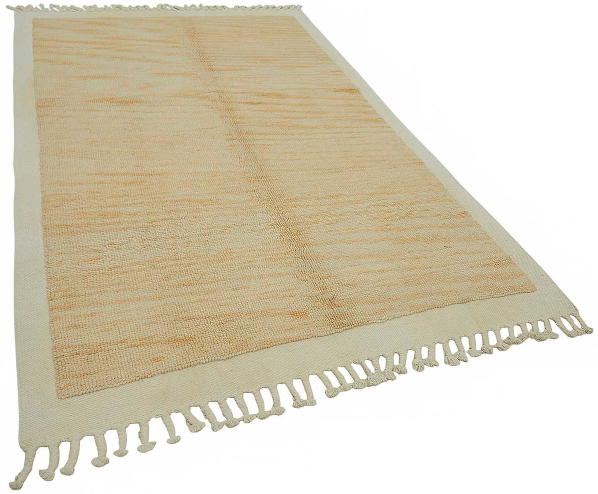 Gozvan Soyut Desenli Bej ve Taba Rengi Dokuma Modern Halı 175x267 cm – genel görünüm
