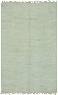 Gozvan Dokuma Modern Düz Yeşil El İşi Halı 170x271 cm 48547