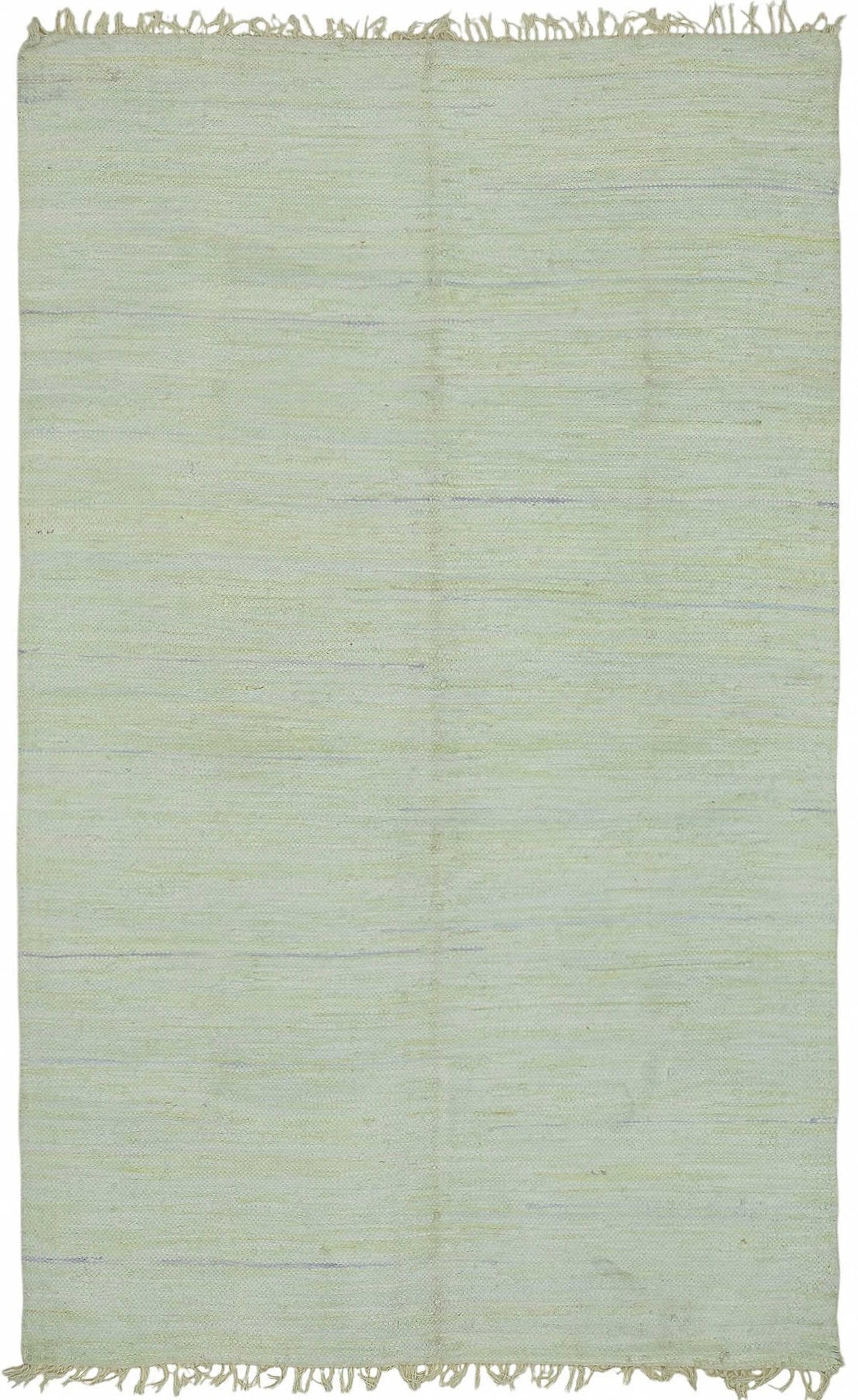 Gozvan Dokuma Modern Düz Yeşil El İşi Halı 170x271 cm 48547