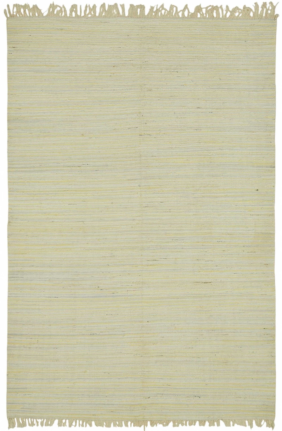 Gozvan Scandinavian Düz Bej ve Kırmızı Dokuma Halı 180x273 cm