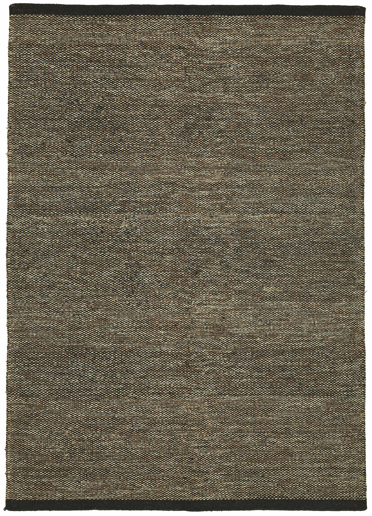 Gozvan Kahverengi Gri Düz Modern El Dokuma Halı 190x264 cm