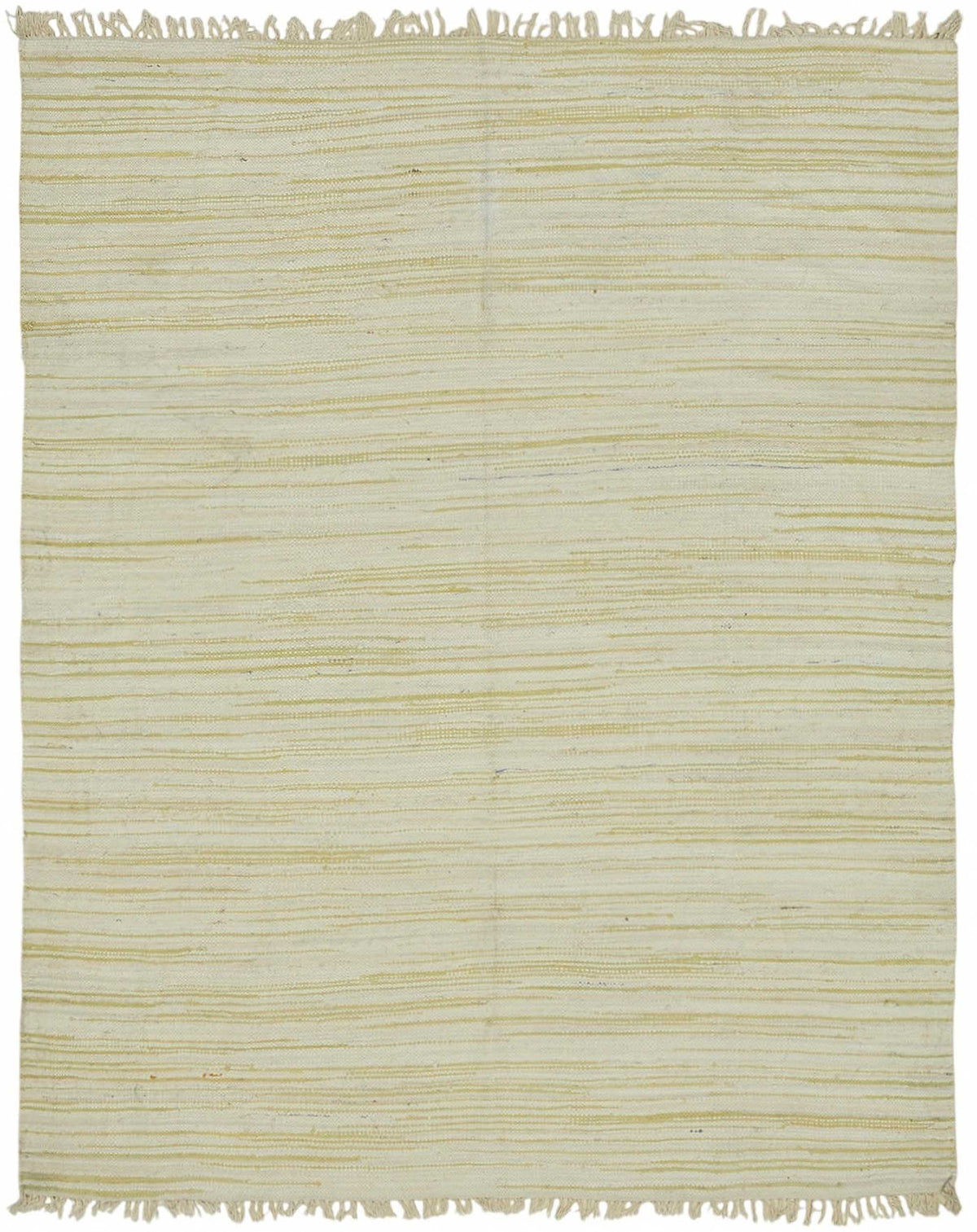 Gozvan Vintage Bej Sarı Çizgili Modern Halı 234x297 cm 48559