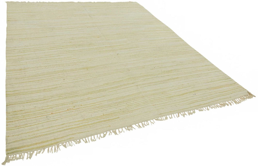Gozvan Vintage Bej Sarı Çizgili Modern Halı 234x297 cm 48559 – genel görünüm