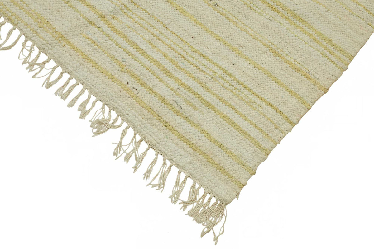 Gozvan Vintage Bej Sarı Çizgili Modern Halı 234x297 cm 48559 – detay görünümü