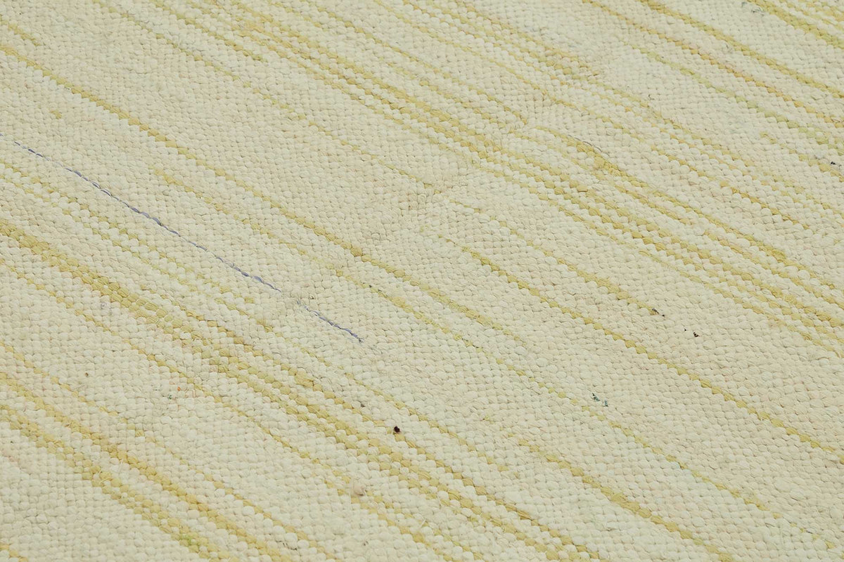Gozvan Vintage Bej Sarı Çizgili Modern Halı 234x297 cm 48559 – mekânda kullanım